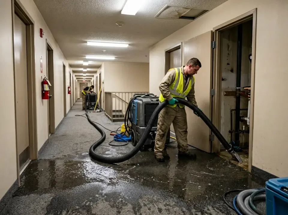 multi-unit-apartment-hallway-f-005 — frequently asked questions, Emergency Burst Pipe Water Extraction & Removal in West Mon…